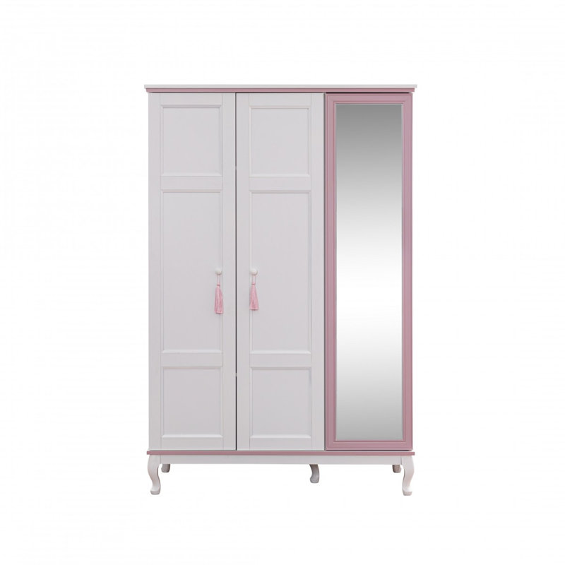 Clela 52.76 in. Wide Kids Armoire