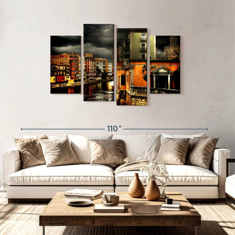 Nicci Venice Stormy Night, 48" H x 75" W