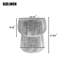 Tables de patio modernes, table d'appoint Mgo