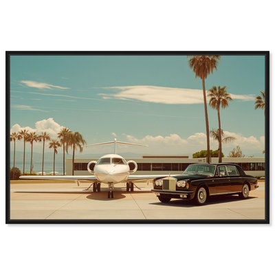 Art Remedy Retro Photography Canvas, Sky Meets the Road