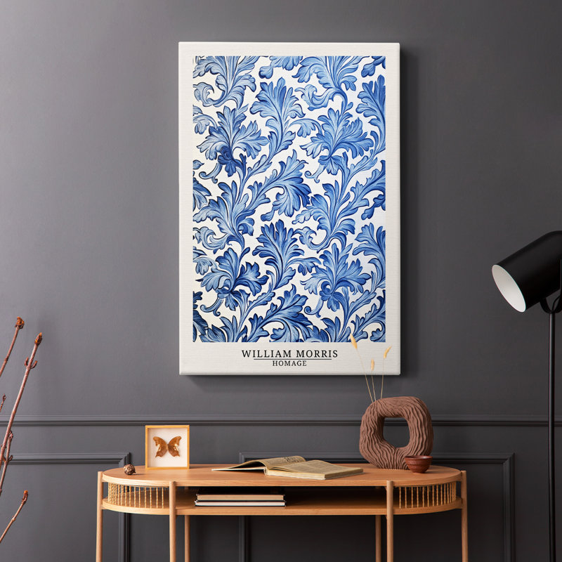 Wm Morris Series DLVII -Galerie enveloppée Cavas, H 60 po x l 40 po