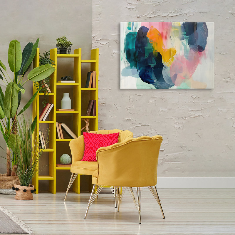 «Bold Paint Strokes», art mural sur toile par Irena Orlov, H 24 po x l 36 po