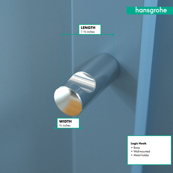 Hansgrohe E & S Accessories Wall Mounted Robe Hook & Reviews