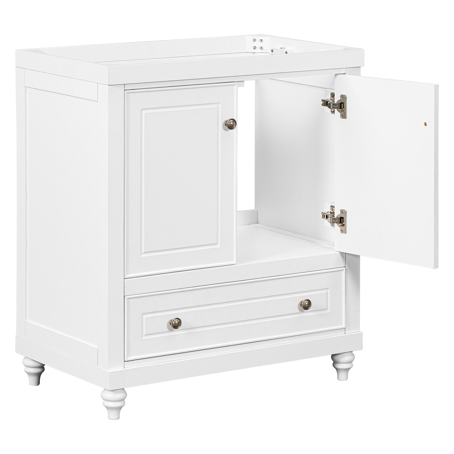 TOLOYE 29.5 Single Bathroom Vanity Base Only in White | Wayfair