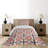 Ethnic Eclectic Polyester Geometric Shapes Coverlet-1395803921