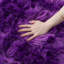Tapis moelleux, deux couleurs disponibles, tapis à poils longs fantaisie en mauve-114208838