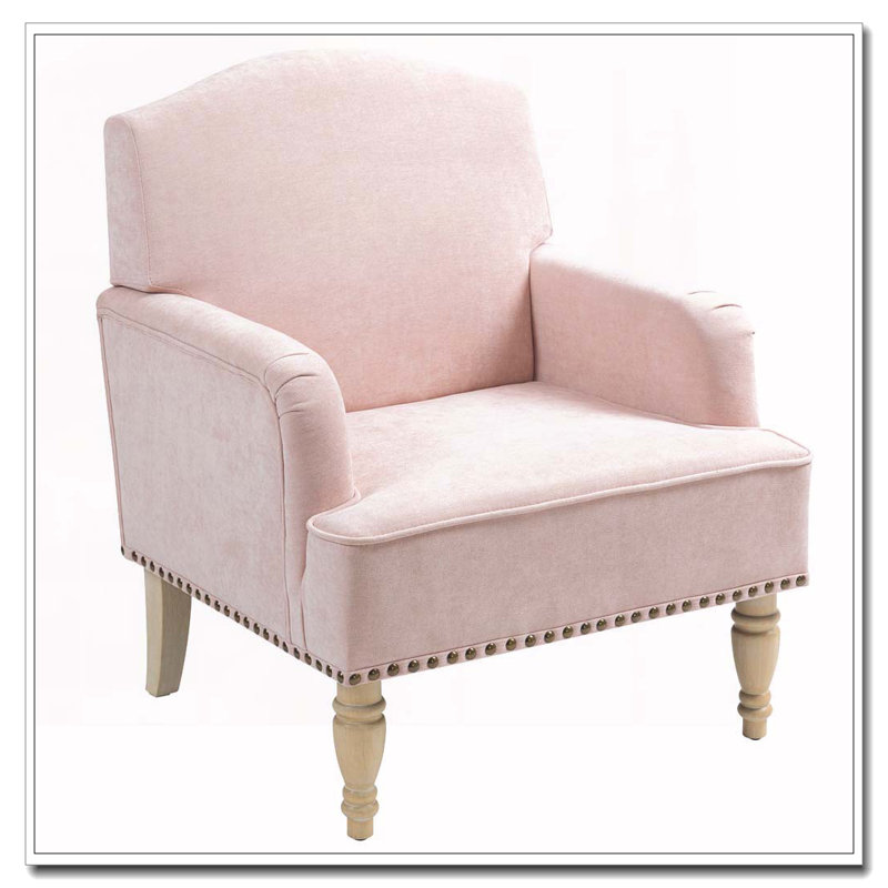 Fauteuil Chenille, Rose