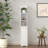 Tall Bathroom Storage Cabinet with Adjustable Shelves,Slim 1 Doors Freestanding Cabinet with Anti-Tip, Open compartments, for Home, Small Spaces, Bathroom