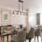 Vouni 5 - Light Modern Linear Kitchen Island Pendant