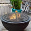 Balconera Short Style Four Pieces Splicing Round Fire Pit Cover-99201006