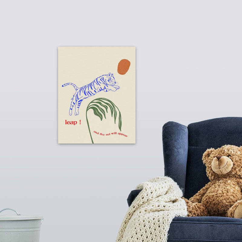 Décoration murale bissextile ii pour enfants, Toile tendue avec châssis, H 20 po x l 16 po x P 1,2 o