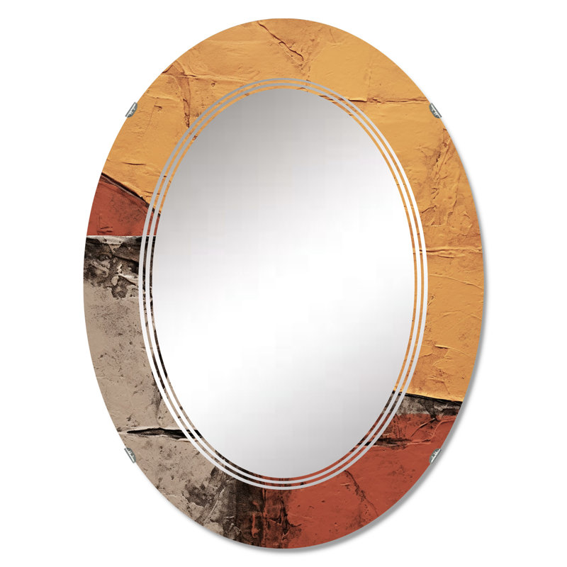 Urnelle - Miroir mural moderne ovale, 30 po x 20 po