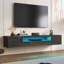 Agnon High Gloss TV Stand with Led Lights, Wall-mounted TV Cabinet up to 75"-1497207512