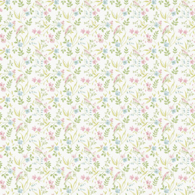Galerie Miniatures 3 Green Bird Wallpaper