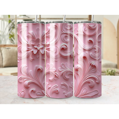 Choose Handmade Tumblers 591 mL Vacuum Insulated Stainless Steel (18/8) Travel Tumbler with Straw
