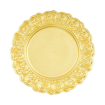 Assiettes de présentation rondes de 13 po