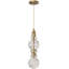 Avra Glass And Metal Pendant