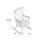 Chaise berçante en bois massif Hamby Kids-1791609861