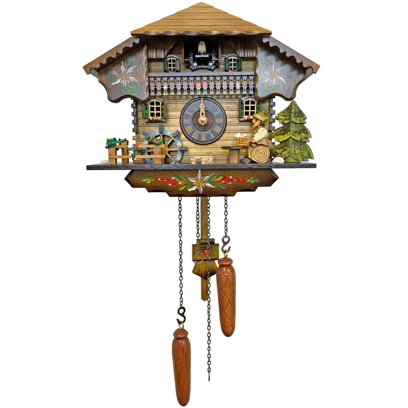 Horloge murale chalet