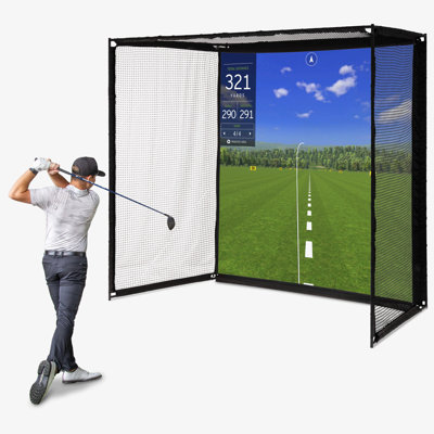 GoSports Range Cage 10 x 8 ft Golf Practise Hitting Net - Classic Net