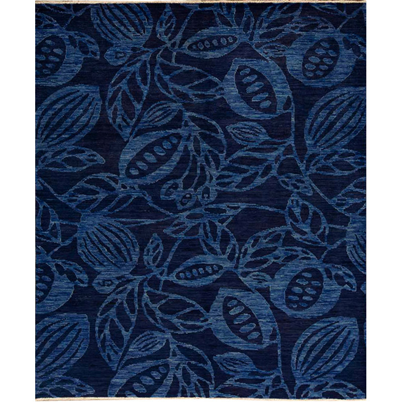 Hand Woven Wool Floral Area Rug