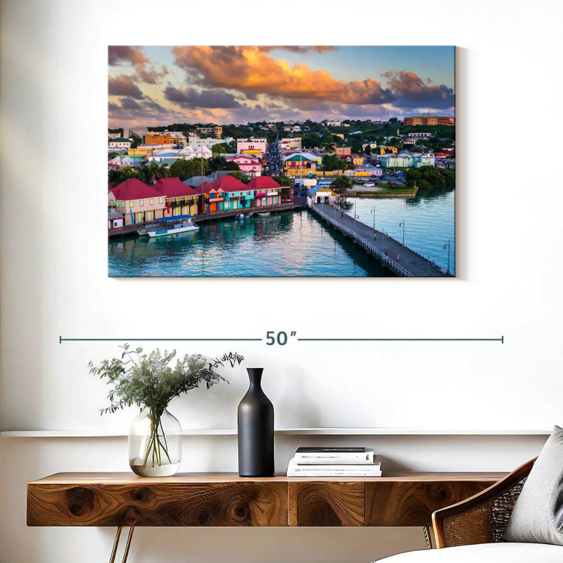 Ravi St. John's, 26" H x 39" W