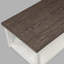 Table basse de style campagnard brun