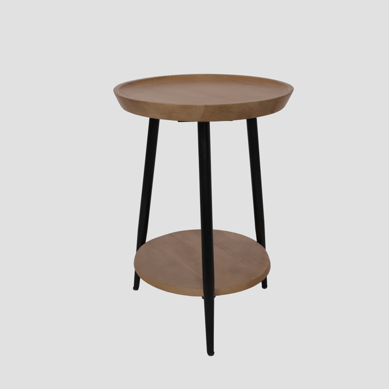 Orvane Solid Wood Top End Table