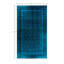 Tapis unique noué à la main Vibrance - bleu, 12 pi 1 po x 21 pi 6 po