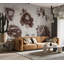 Adhésif mural floral pelez et collez - Jardin des souvenirs-596157818