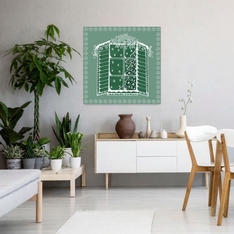 Casse-noisette contemporain avec art de Noël, H 36 po x l 36 po