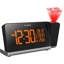 Digital Electric Alarm Tabletop Clock in Black/Silver