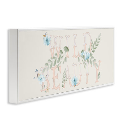 Fleurs sauvages sauvages, giclée encadrée, design par Patricia Pinto
