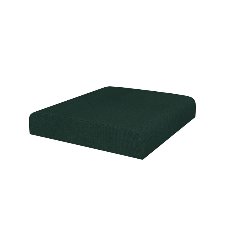 Coussin de repose-pieds pour patio intérieur / extérieur Sunbrella®, Sunbrella vert foncé