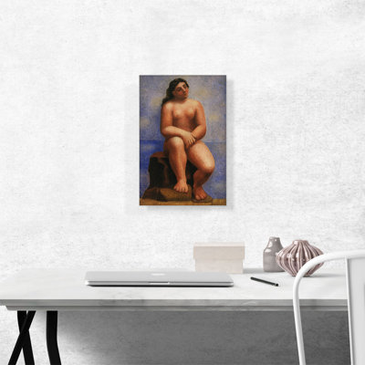 " Nude Seated On A Rock 1921 " by Pablo Picasso Painting Print