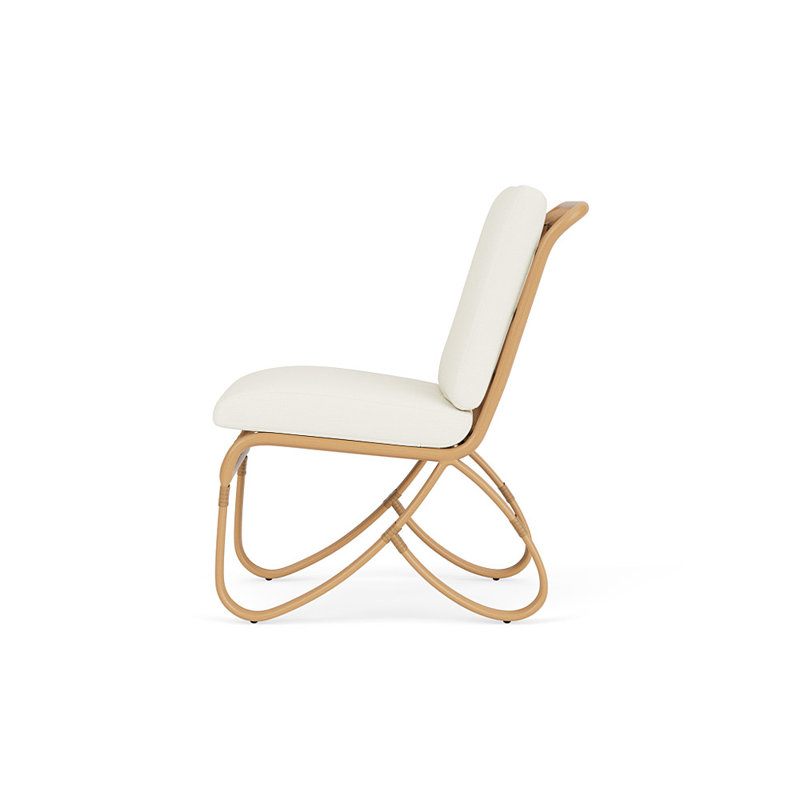 Riviera Outdoor Dining Side Chair, Sailcloth Salt