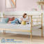 Lit de jour simple en métal, structure de canapé-lit avec support à lattes en acier, structure de lit de jour multifonctionnelle pour la chambre à coucher-1836762959
