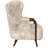 Cream Wingback Accent Chair-770858265