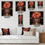 Femme afro-américaine avec Turban V - horloge murale moderne-884138163