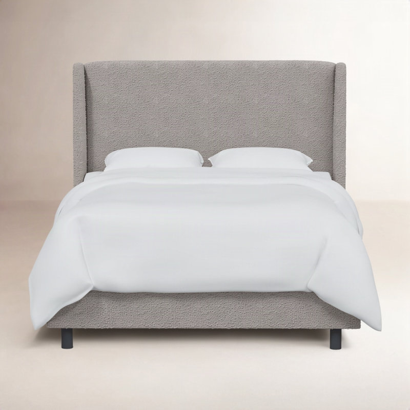 Lit tapissier Tilly, Double, Boucle éléphant classique