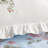 Piece King Bedding Sets, Blue Floral Microfiber Comforter, Farmhouse