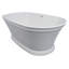 Anson 66" x 35" Freestanding Soaking Solid Surface Bathtub-289975816