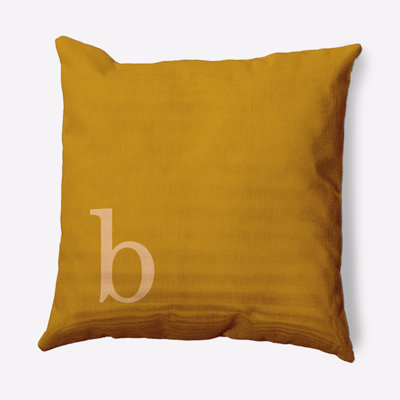 Modern Monogram Decorative Throw Pillow Square