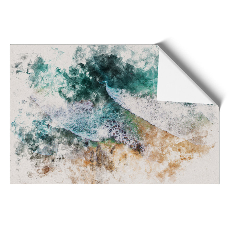 Snapper Rocks Beach In Australia - No Frame Print, 42cm H x 59cm W x 0.1cm D