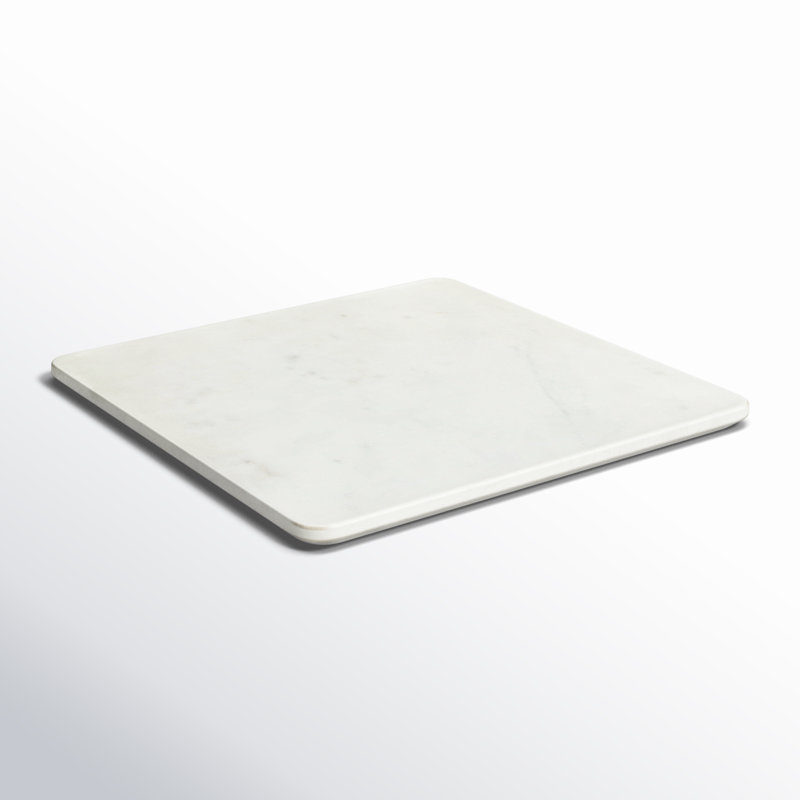 Assiette décorative en marbre Matheson, H 0,5 po x l 12 po x P 12 po