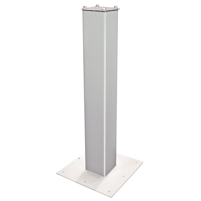 H 27 po piédestal, Blanc