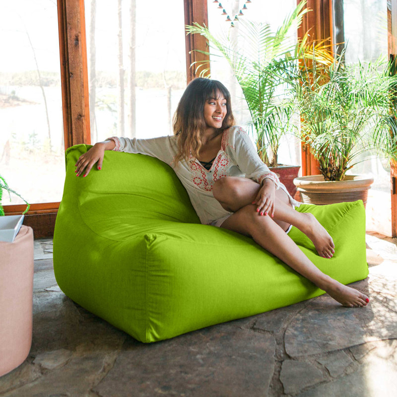Causeuse d'extérieur Lavista, Lime Sunbrella®