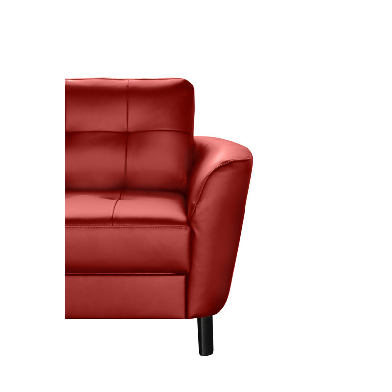 Hunnewell Sleeper Corner Sofa, Left Hand Facing, Red