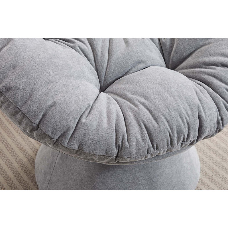 Papasan Chair, Light Gray