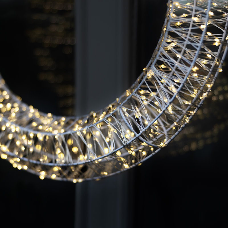 Light Up Christmas Wreath
